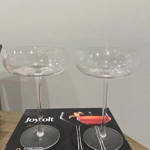 Joy Jolt Champagne Coupe 9.2oz, 275 ML Set Of 2